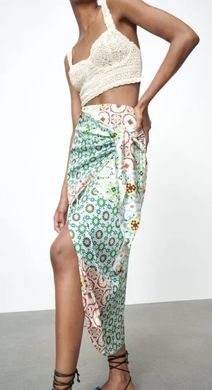 Zara Wrap Skirt thumbnail 1