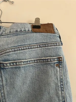 Madewell Jeans The Perfect Vintage Crop Jean 28 Distressed Light Wash Minimalist thumbnail 5