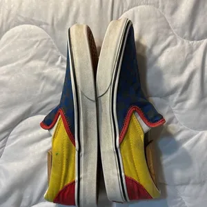 Vans Navy and Yellow Slipons Men’s 7, Women 8.5 thumbnail 3
