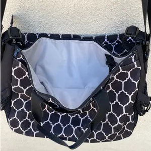 Skip Hop Duo Signature Black White Tote Stroller Bag thumbnail 8