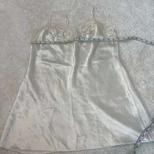 Vtg Val Mode Babydoll Sexy Lingerie Ivory Satin Lace M Cottage Core Soft Coquett thumbnail 4