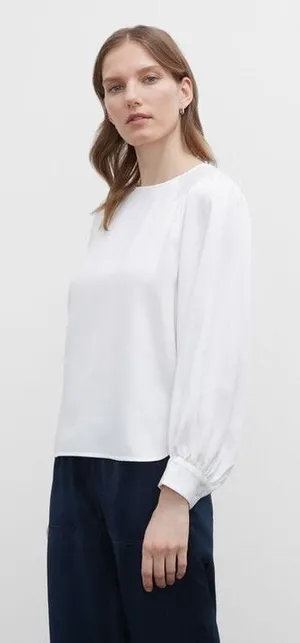 New Club Monaco Shirred‎ Sleeve Top thumbnail 1