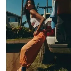 NWOT Free People Movement X Free People Victory Harem Pants Orange thumbnail 5