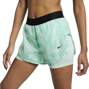 Nike Air 2-in-1 Athletic Running Shorts Lined Mint Green Womens Size Medium thumbnail 1