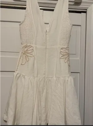 Mon Renn white mini dress Size XS thumbnail 3