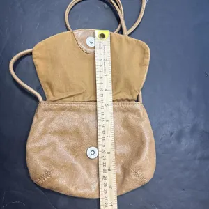 Fossil Boho Brown Leather Crossbody Bag Purse Key‎ Adjustable Vintage Y2K thumbnail 5