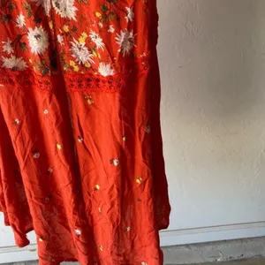 Free People spaghetti strap floral maxi dress thumbnail 8