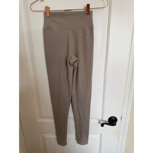 AYBL‎ Core High Waisted Leggings Women Small Taupe Brown Workout Yoga Tights thumbnail 3