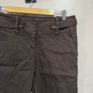 Bebe brown linen shorts thumbnail 2