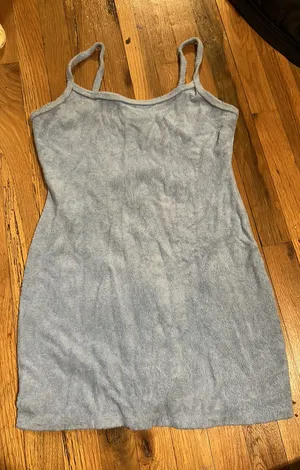 Abercrombie Blue Terry Cloth Mini Dress thumbnail 2