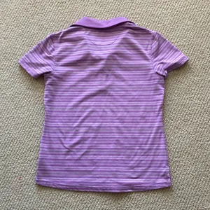 Tommy Armour Dri-Logic Golf Polo Shirt Top Women’s Size Small Striped Purple thumbnail 6