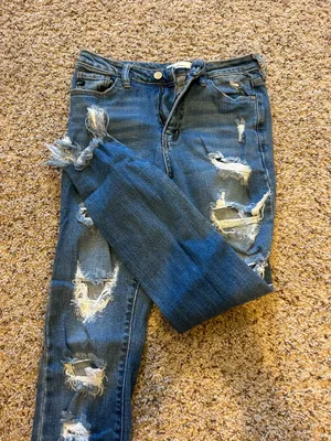 KanCan USA Jeans Distressed High-Rise thumbnail 5