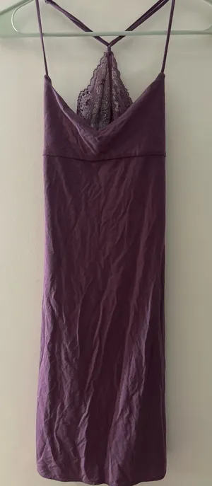 Purple Victorias Secret Slip Dress thumbnail 1
