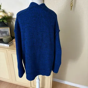 FREE PEOPLE High Hopes Blue Knit Cardigan Women’s Size‎ XS thumbnail 4