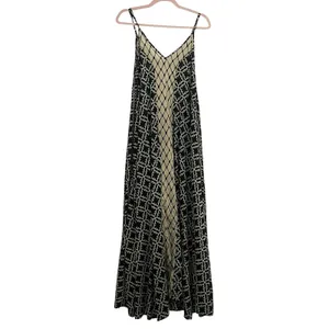 Haute Hippie Maxi Swing Dress XS Boho Beachy Cover Up Cotton Resortwear Festival thumbnail 2