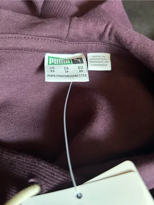 PUMA Classics+ Relaxed Cropped Hoodie collection XS Relaxed fit 100% cotton thumbnail 5