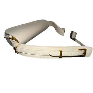 Zara Cream Asymmetric Crossbody Bag Sculptural Minimalist Half Moon Purse EUC thumbnail 7