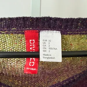 90s Grunge 2 Multicolor‎ Ombre Knit Sweater Speckled Rainbow Kurt Kobain Grunge thumbnail 4
