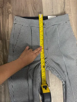 Express Black and White Houndstooth Pantsuit thumbnail 5