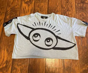 Star Wars Grogu Crop Top thumbnail 1