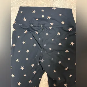 SPIRITUAL GANGSTER Black Leggings with Gold Stars Size Small thumbnail 10