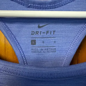 Nike Purple-Blue Racerback Sports Bra with Black Band thumbnail 3