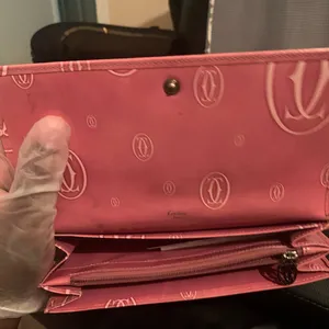 Cartier happy birthday wallet‎ with authentication card Pink thumbnail 7
