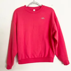 Alo Yoga Accolade Crew Neck Pullover Candy Red S thumbnail 2