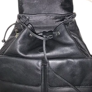 Franklin Covey Black Leather backpack/ Purse medium thumbnail 9