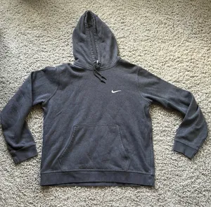 Grey Nike Hoodie Sweatshirt thumbnail 1