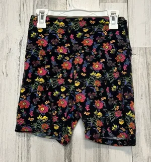 Victoria’s Secret PINK Yoga Floral Biker Shorts XS High Rise Stretch Athletic Mu thumbnail 1