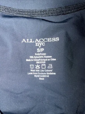 All Access NYC Women's Black Sleeveless Tank Top thumbnail 4