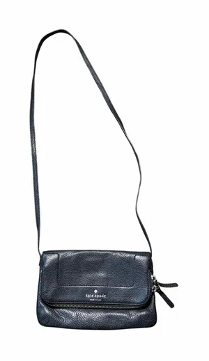 Kate Spade Black Pebbled Leather Crossbody Bag thumbnail 1