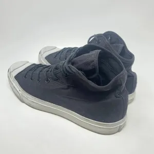 Converse Jack Purcell Canvas High Top Sneakers‎ Black White Size 10.5 thumbnail 8