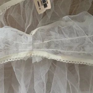 Victoria’s Secret Large‎ NEW I Do Bridal Babydoll Slip Bridal Sheer Lolita Bow thumbnail 3
