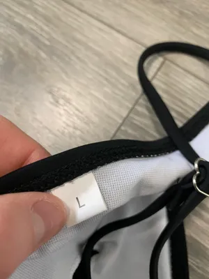 Zaful Black Non Padded Bikini Swim top thumbnail 7