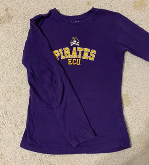 ECU long sleeve Tee Purple Size XS thumbnail 1