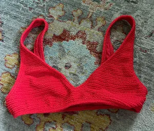 PacSun LA Hearts  Red Bikini Top thumbnail 1
