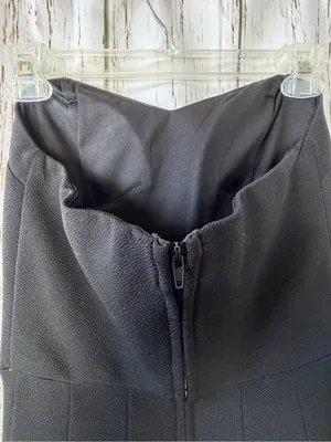 Teeze Me Black Strapless Mermaid Dress thumbnail 4