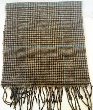 Christian Dior Wool Scarf Vintage Classic Fringe Fall/Winter Scarf thumbnail 1