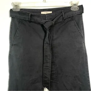 Gray Loft Slacks Size 2 thumbnail 1