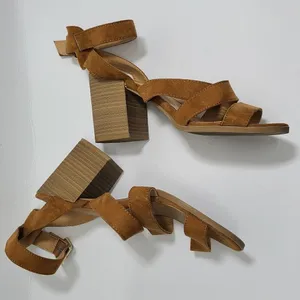 ‎Brash Block Heel Brown Sandals Size 8 thumbnail 8