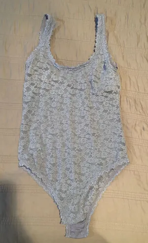 Blue aerie lace bodysuit thumbnail 1