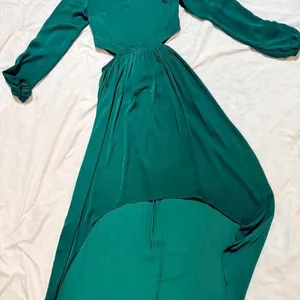 Express Women's Green Dress thumbnail 4