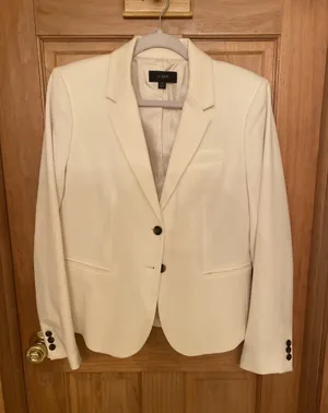 J. crew White Blazer  thumbnail 1