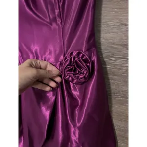 Jessica McClintock for Gunne Sax Dress S Hot Pink Mini Strapless Cocktail Prom thumbnail 7
