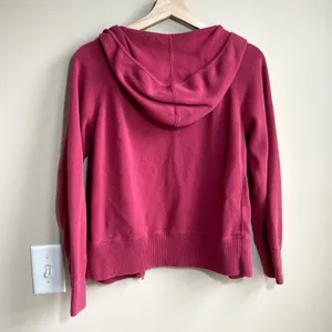 Ann Taylor cotton LOFT y2k bella twilight cropped full zip cardigan‎ women's M thumbnail 5