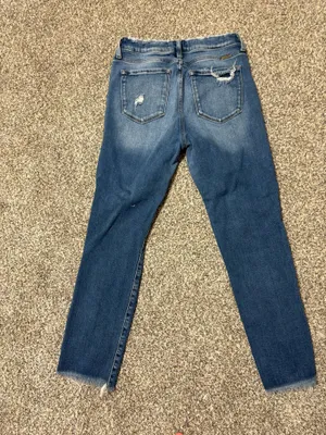KanCan High Rise Distressed Ankle Skinny Jeans thumbnail 4