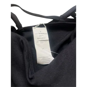 Cupshe skirted swim tankini top black sz Large NWT thumbnail 3