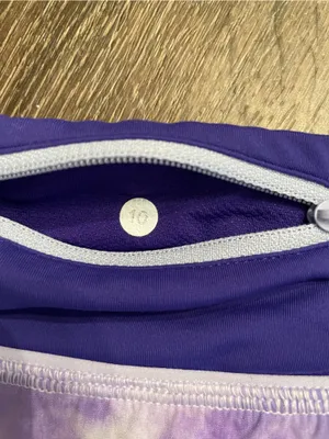 Lululemon Run: Speed Short 2-way Stretch Purple Tie-Dye Women’s Athletic Size 10 thumbnail 7